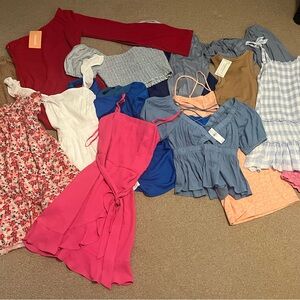 Assorted Women's Tops and Dresses